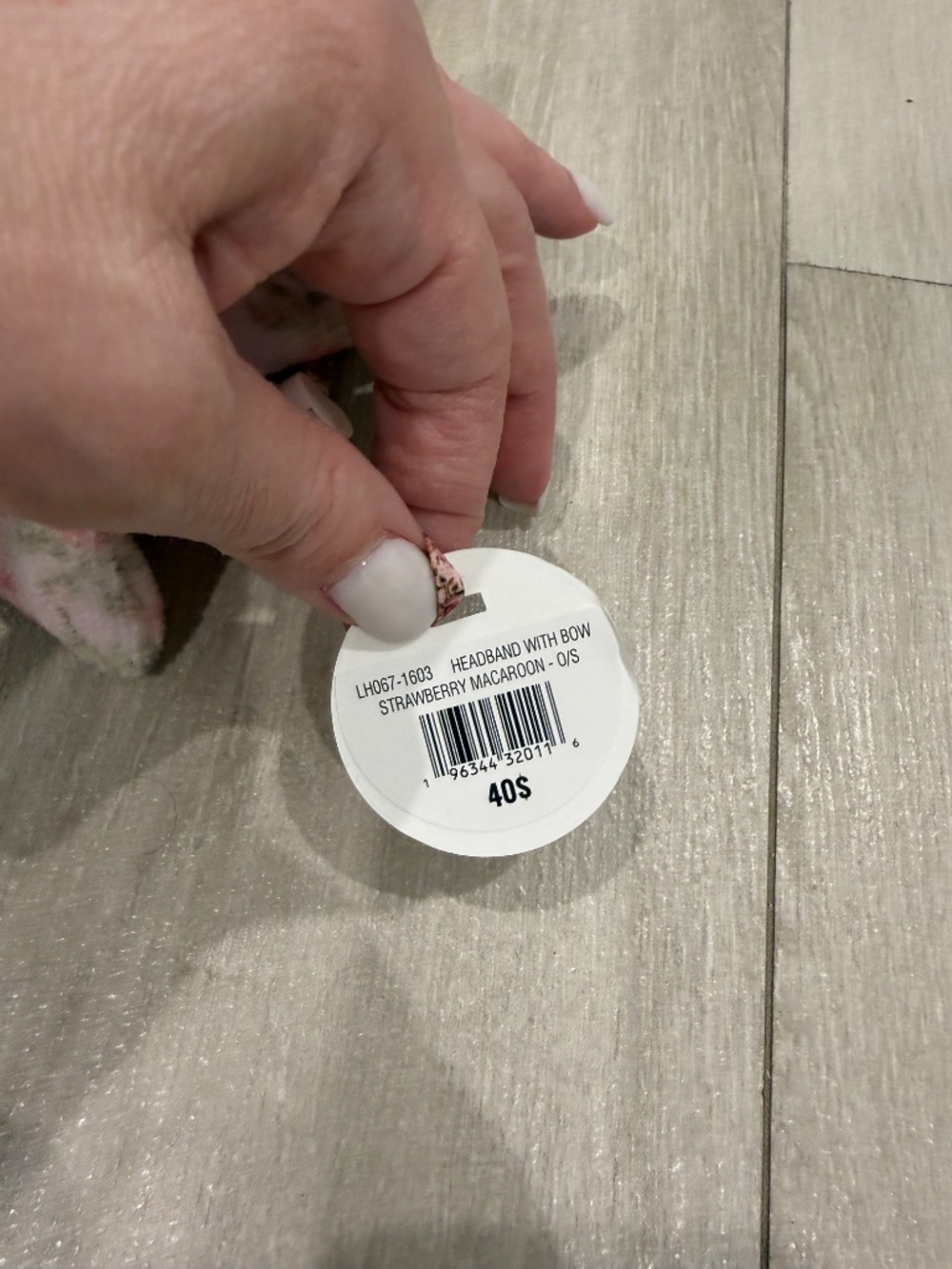 NWT LoveShackFancy Facewash Beauty Headband - Picture 3 of 5